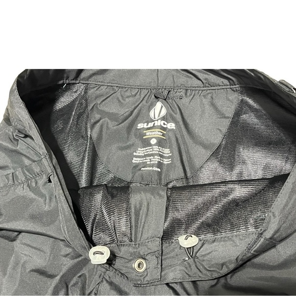 Sunice Black Weather Straight Leg Capri Polyester Crop Pants Size L - Picture 4 of 10